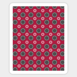 Circle Seamless Pattern 005#002 Sticker